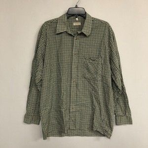 Landhaus C&A Naturally Men Long Sleeve Button Shirt Top Size Large M030 -25